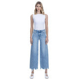 The Gia High Rise Crop Wide Jean