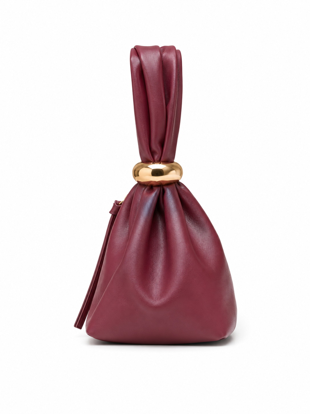 The Gilded Wristlet - Burgundy
