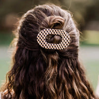 TELETIES - Gone Glamping Small Flat Round Hair Clip