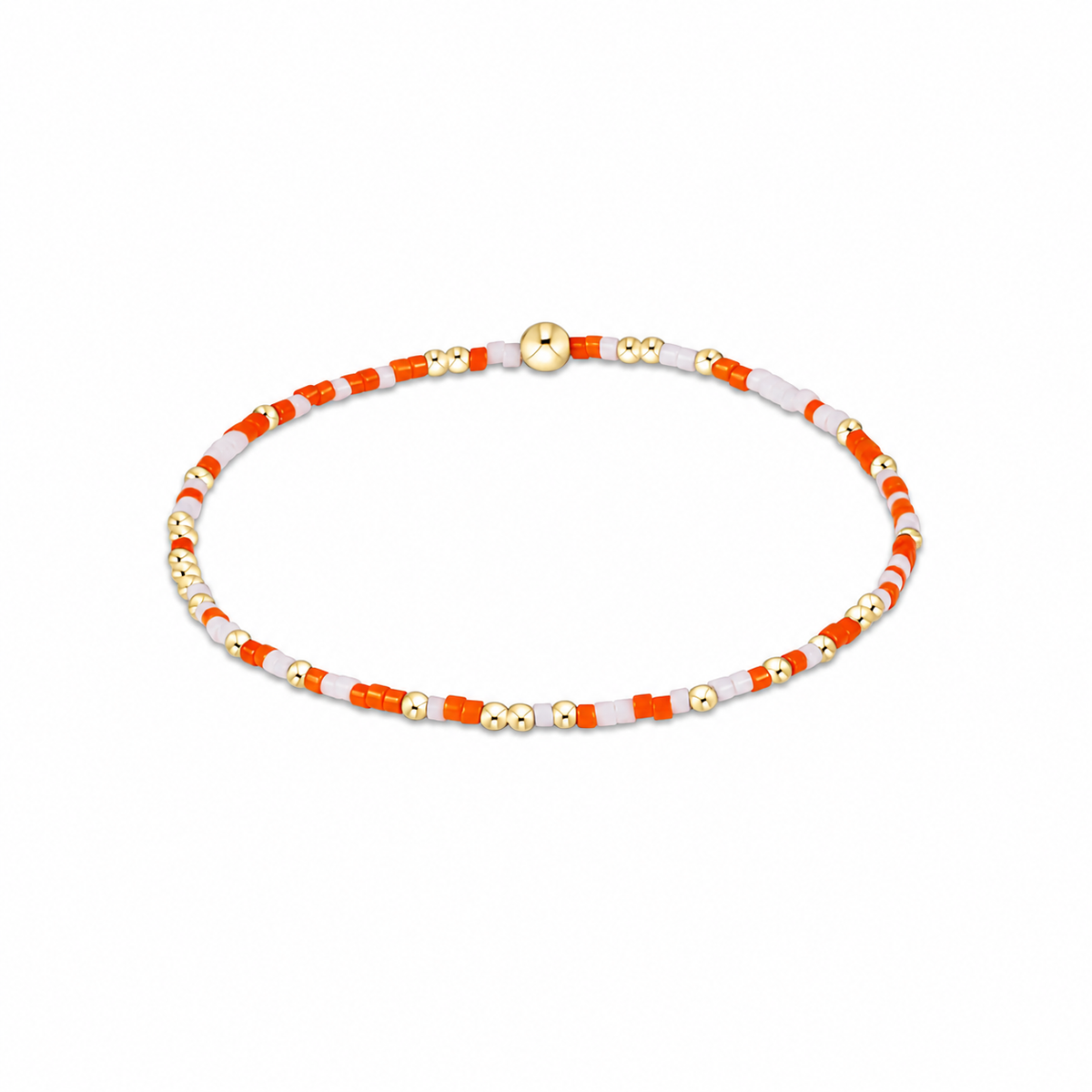 Extends Gameday Hope  Unwritten Bracelet - Orange and White