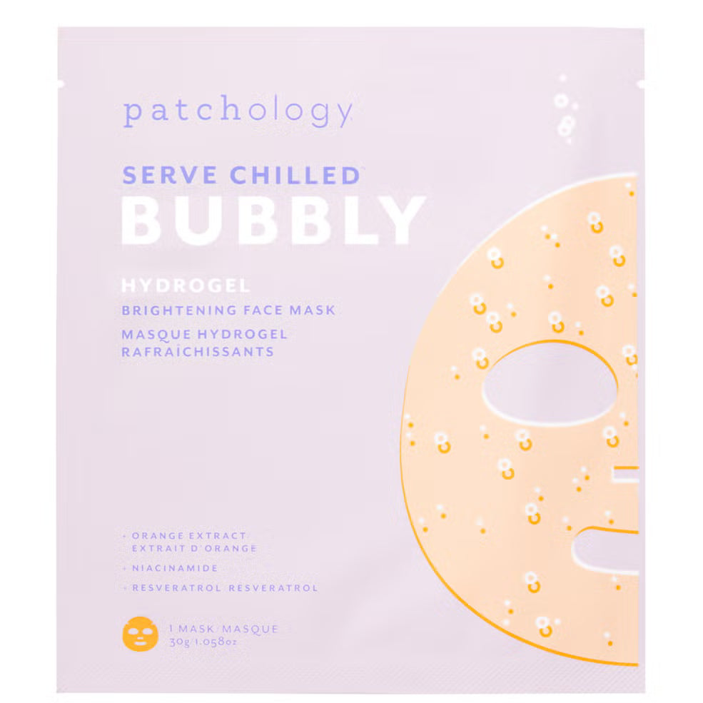 Patchology Serve Chilled Bubbly Hydrogel Brightening Face Mask