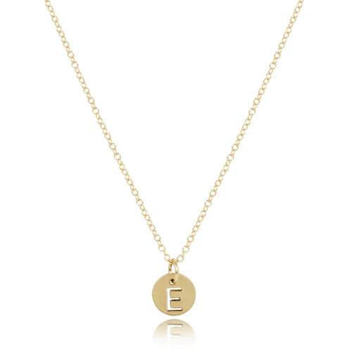 Respect Initial Necklace - E