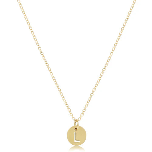 Respect Initial Necklace - L