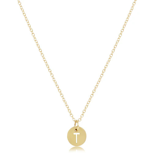 Respect Initial Necklace - T