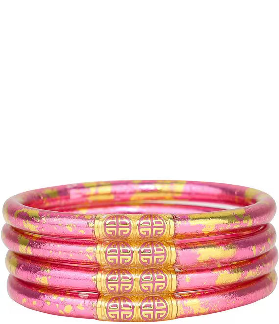 Koi Rose All Weather Bangles - Set of 4
