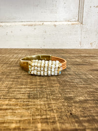 Mother of Pearl and Opal Bracelet