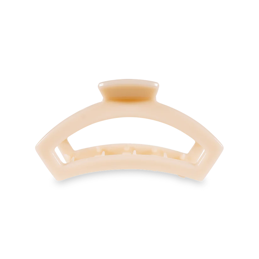 TELETIES - Open Almond Beige Medium Hair Clip