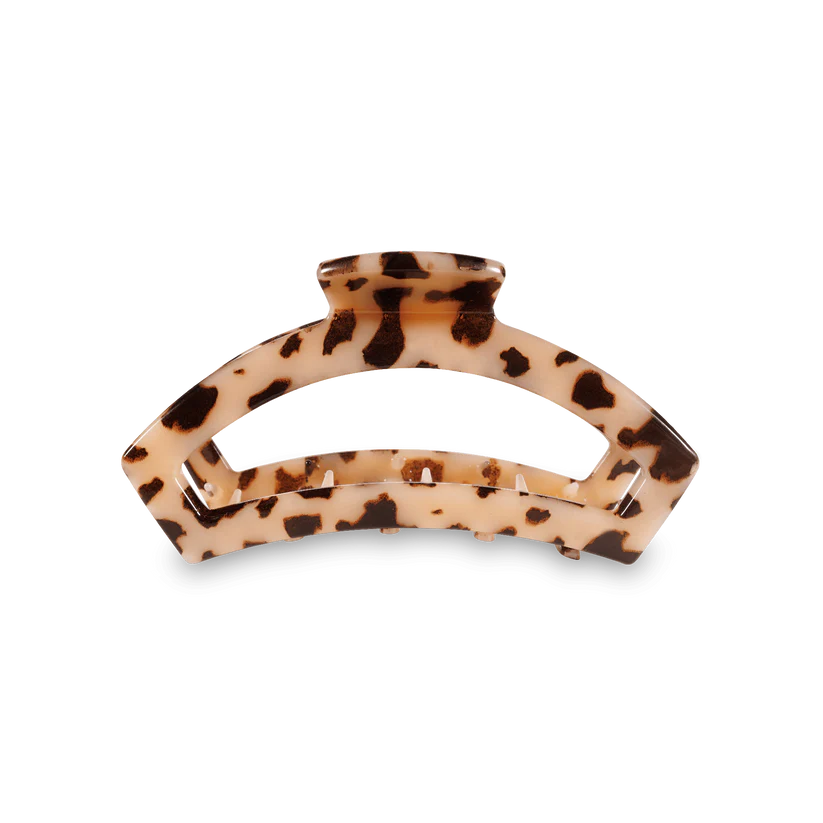 TELETIES - Open Blonde Tortoise Small Hair Clip