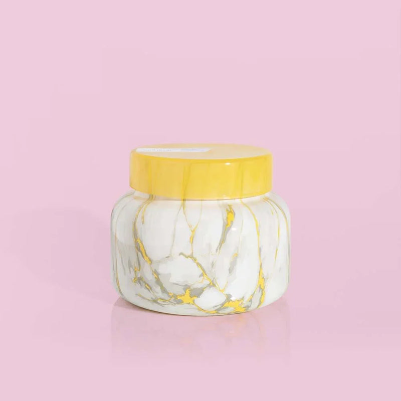 Pineapple Flower Modern Marble Candle