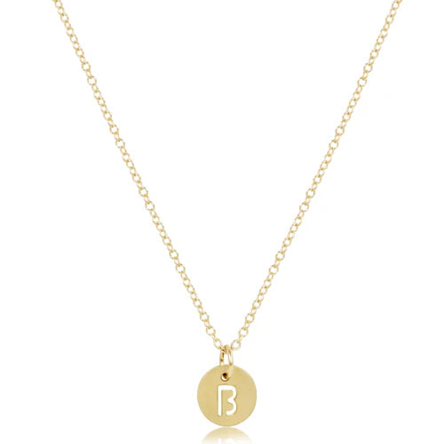 Respect Initial Necklace - B