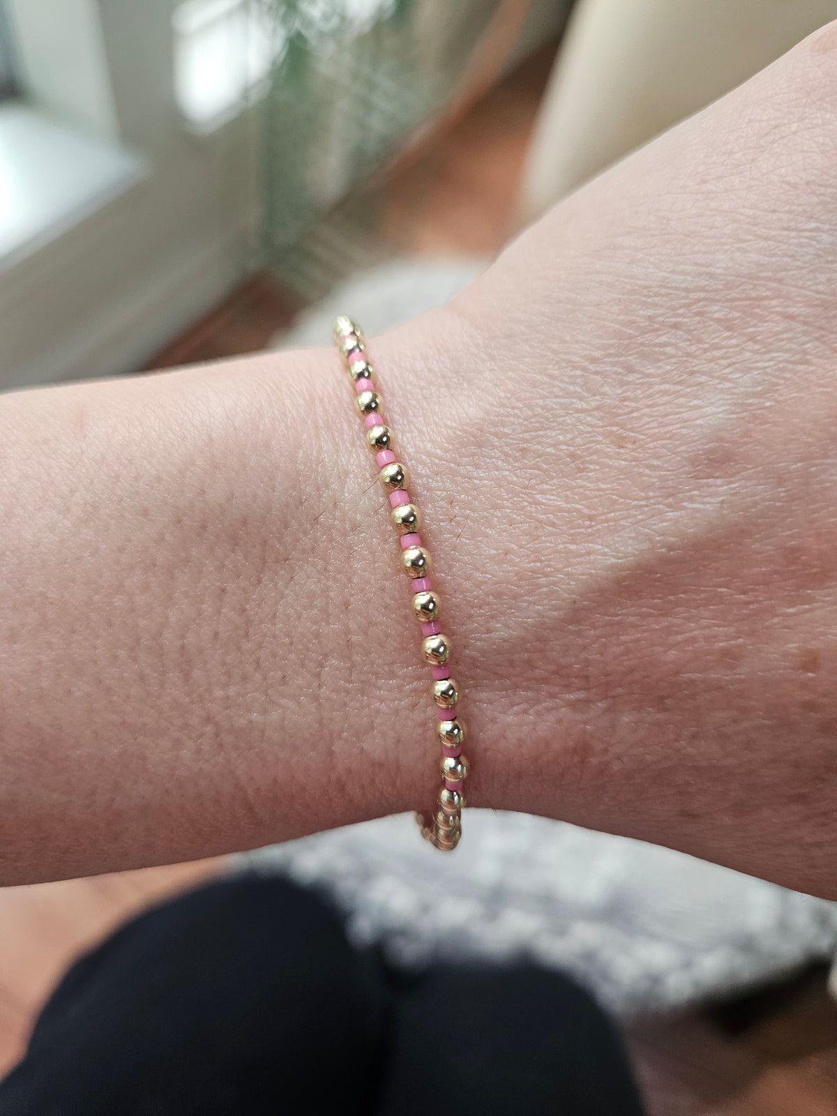 Hope Grateful Bracelet - Bright Pink