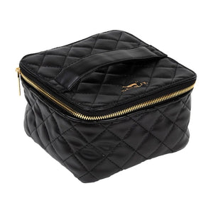 Hidden Gem Black Quilted