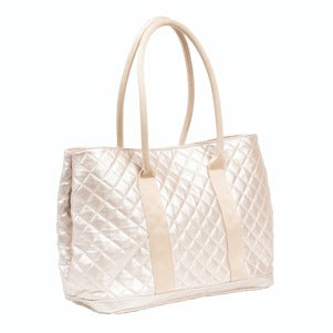 Miss Manors Quilted Bag - Champagne