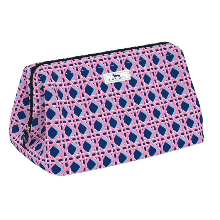 Big Mouth Makeup Bag Wisteria Cane