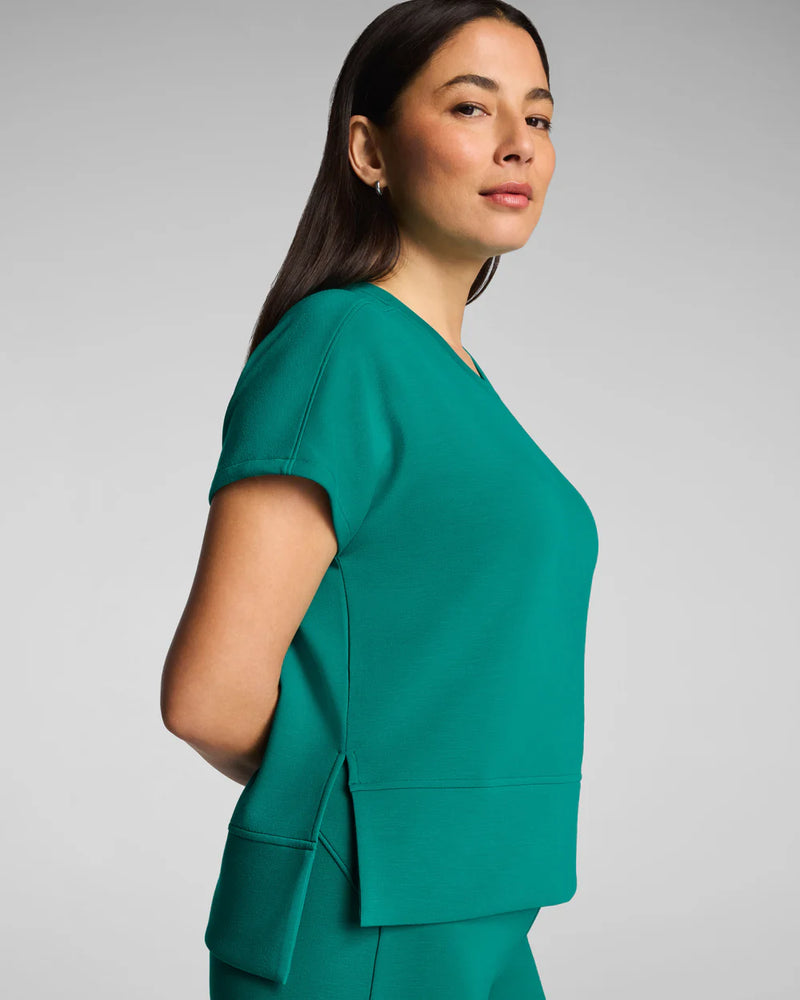 Spanx Crewneck Top - Jade