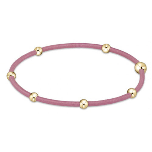 "E"ssentials Hair Bracelet - Bright Pink