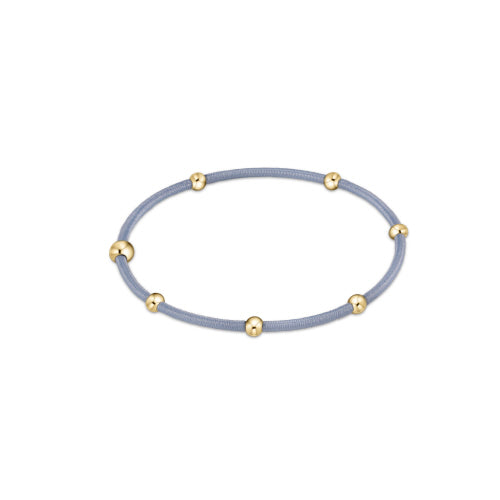 "E"ssentials Hair Bracelet - Dusty Blue