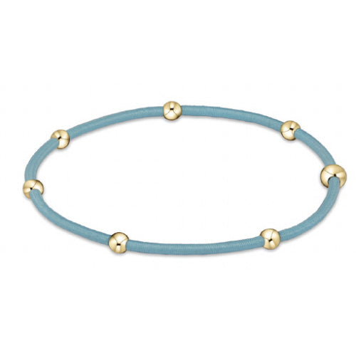 Summer "E"ssentials Hair Bracelet -Turquoise