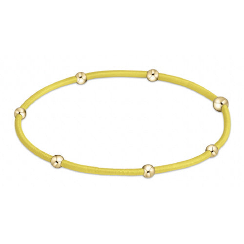 Summer "E"ssentials Hair Bracelet - Yellow