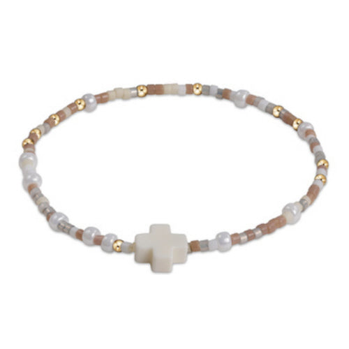 Egirl Hope Unwritten Signature Cross Bracelet - Say It Ain't Snow