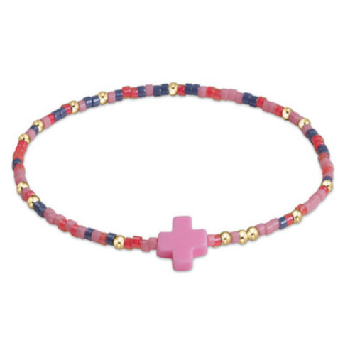 Egirl Hope Unwritten Signature Cross Bracelet - You're Gum-Believable