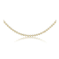 17" Choker Classic Beaded Chain - Gold