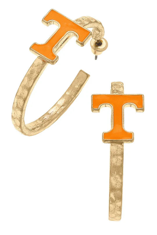 Tennessee Vols Hoop Logo Earrings