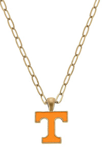 Tennessee Enamel Pendant Necklace