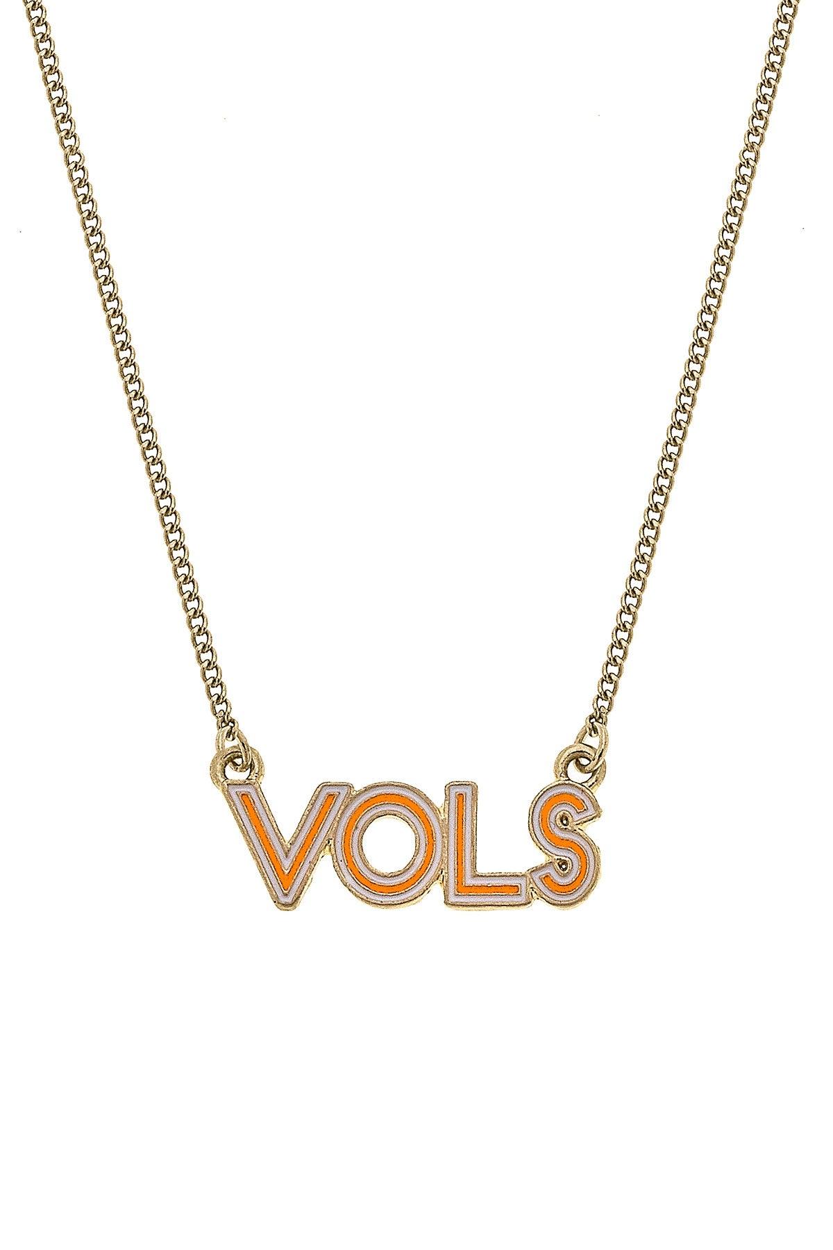 Tennessee Enamel Necklace