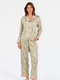 Charlotte Thistle Vines Sand Pajama Pant Set