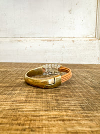 Topaz Leather Bracelet