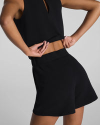 SPANX French Rib Romper - Very Black