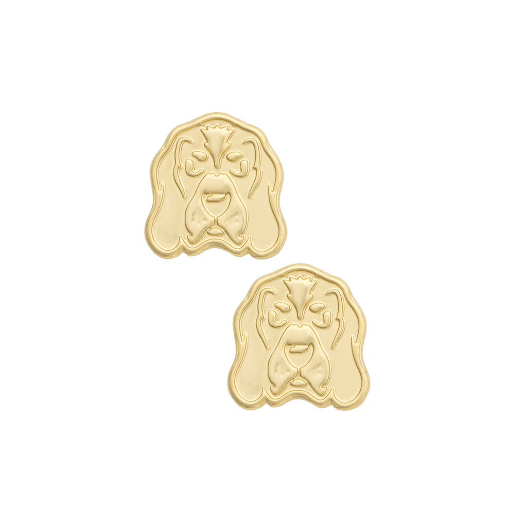 Tennessee Vols 24K Stamped Logo Stud Earrings